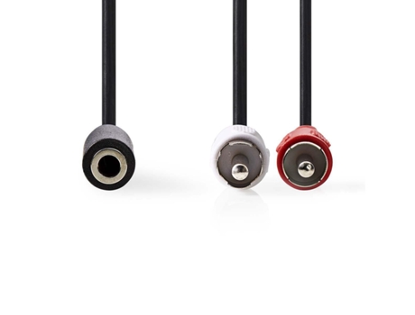 Cabo 2x Rca Macho - Fêmea Jack 0.2m