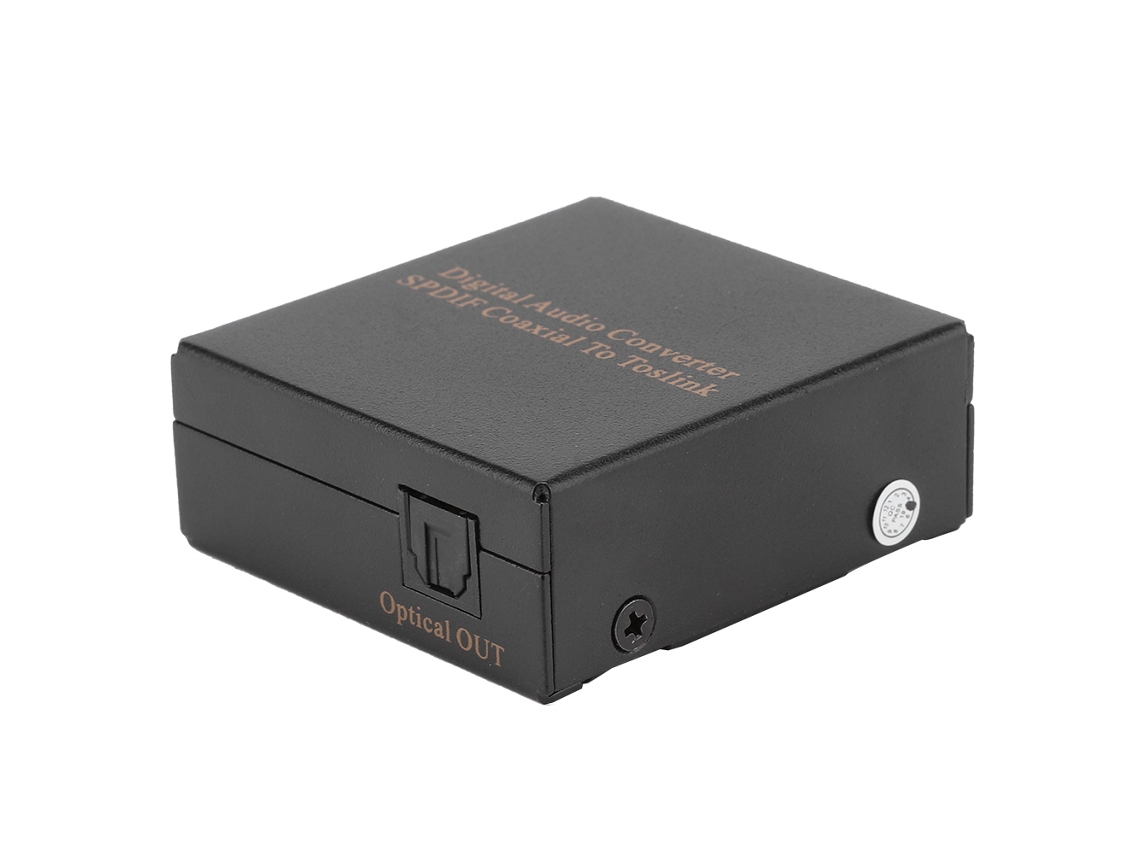 Adaptador conversor de áudio digital Slowmoose Spdif/Toslink/Koaxial