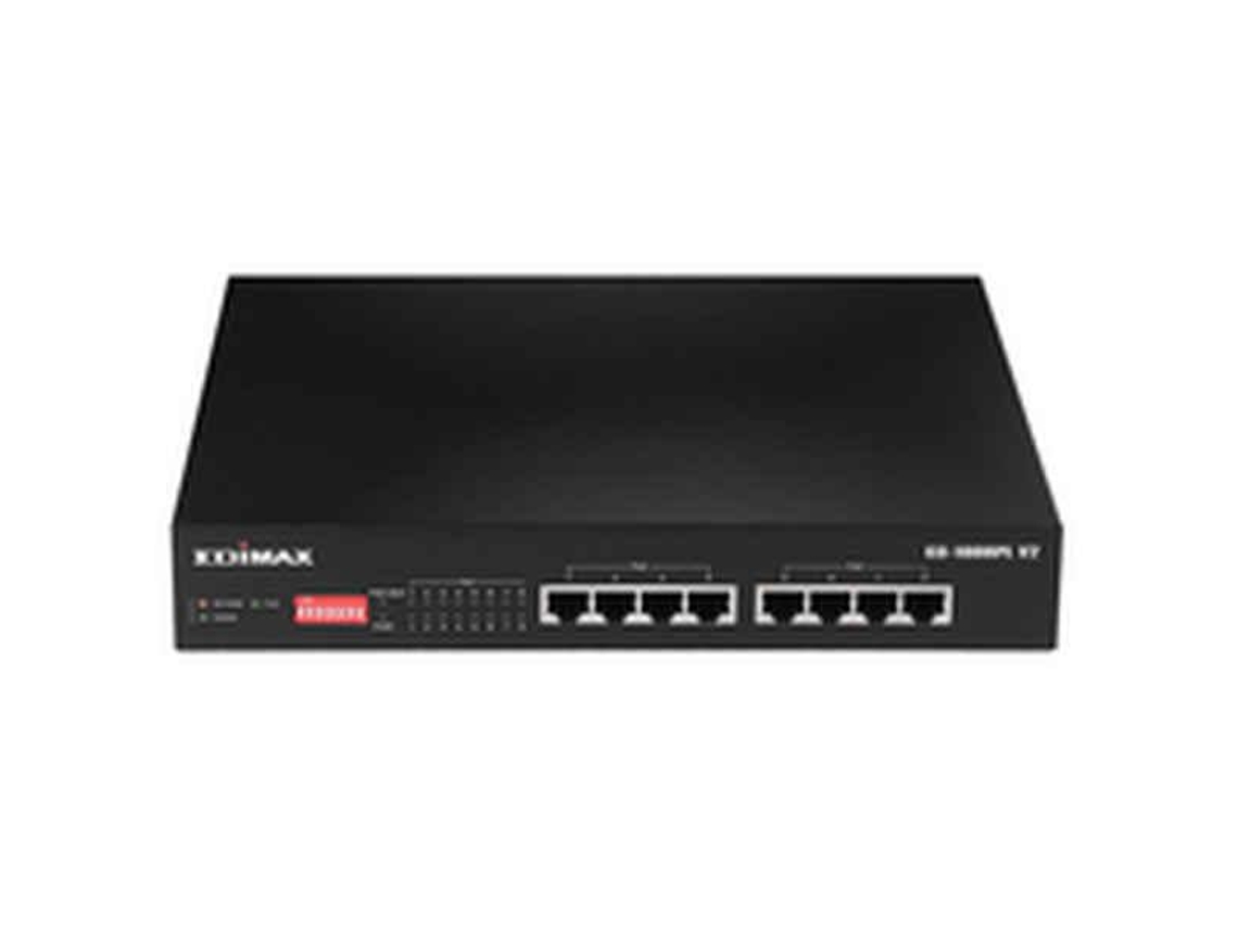 Switch Edimax Gs-1008Pl V2 Gigabit Ethernet Preto