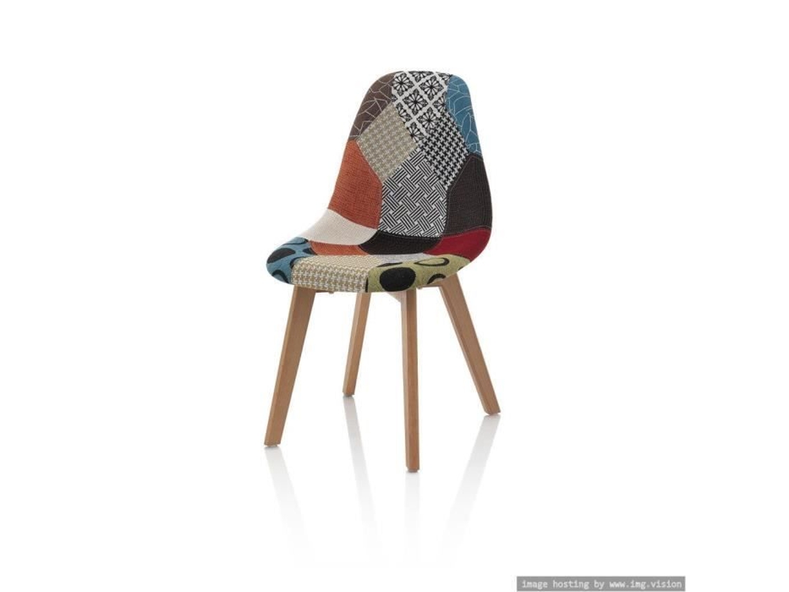 Conjunto de 4 Cadeiras em Patchwork Victoria