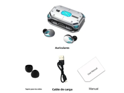 Fones de Ouvido True Wireless Bluetooth 5.3 MDUG com Cancelamento de Ruído e Microfone