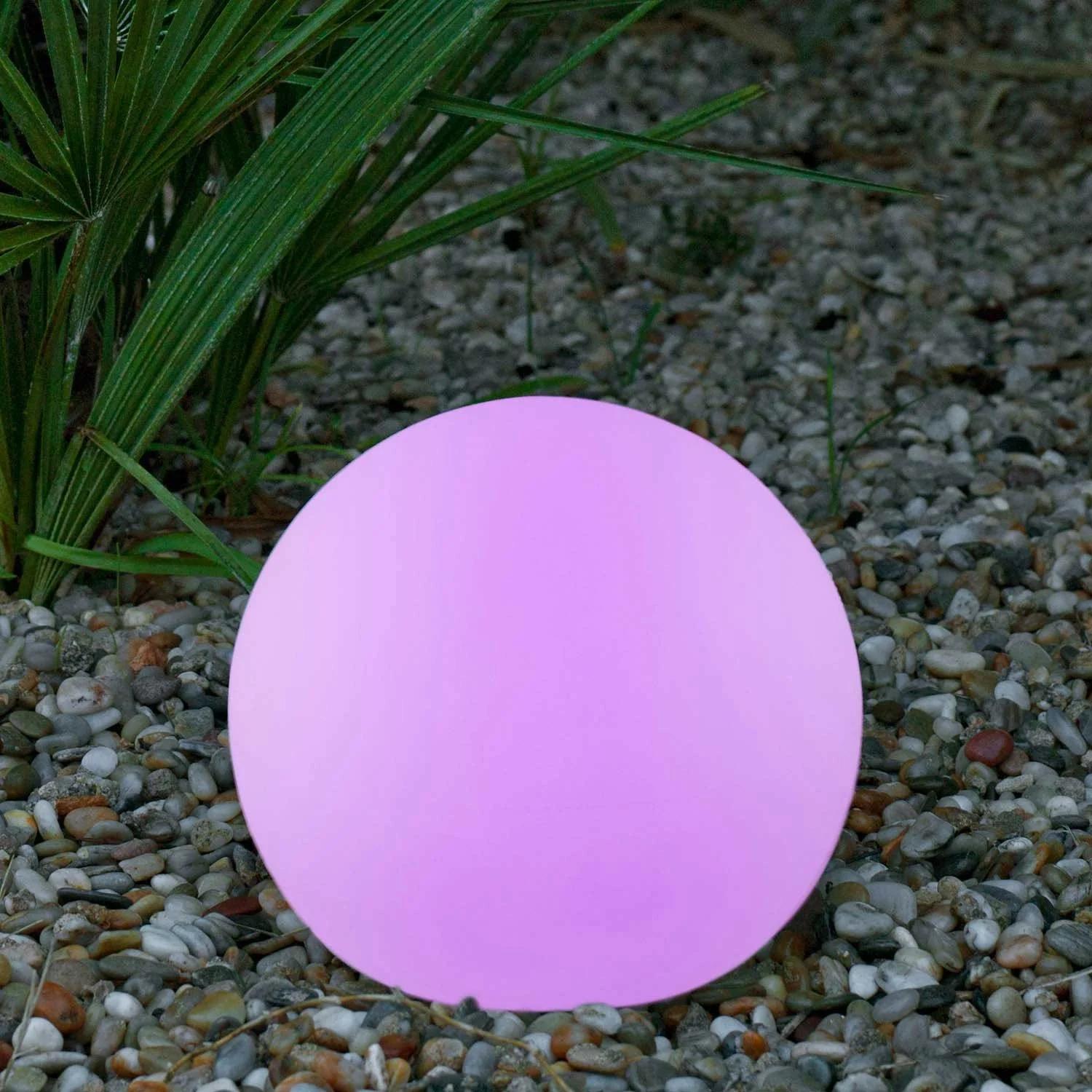 Lâmpada Solar Esférica para Exterior Buly 30 Bateria Recarregável Rgb Flutuante LÚZETE