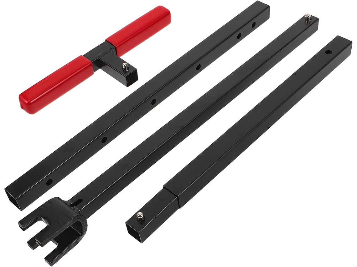Chave Para Válvula De Hidrômetro Em Aço Inoxidável Com Cabo Em T Vermelho