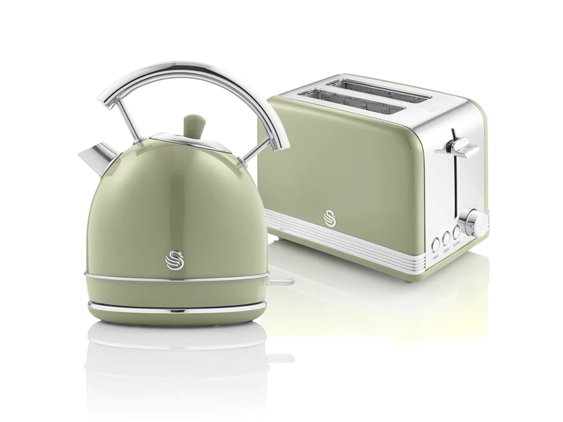 Conjunto de Pequeno-Almoço SWAN 1,8L (Verde)