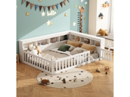 Sofá Cama Daybett 140x190cm Branco Com Gaveta E Tomada Usb Sem Colchão