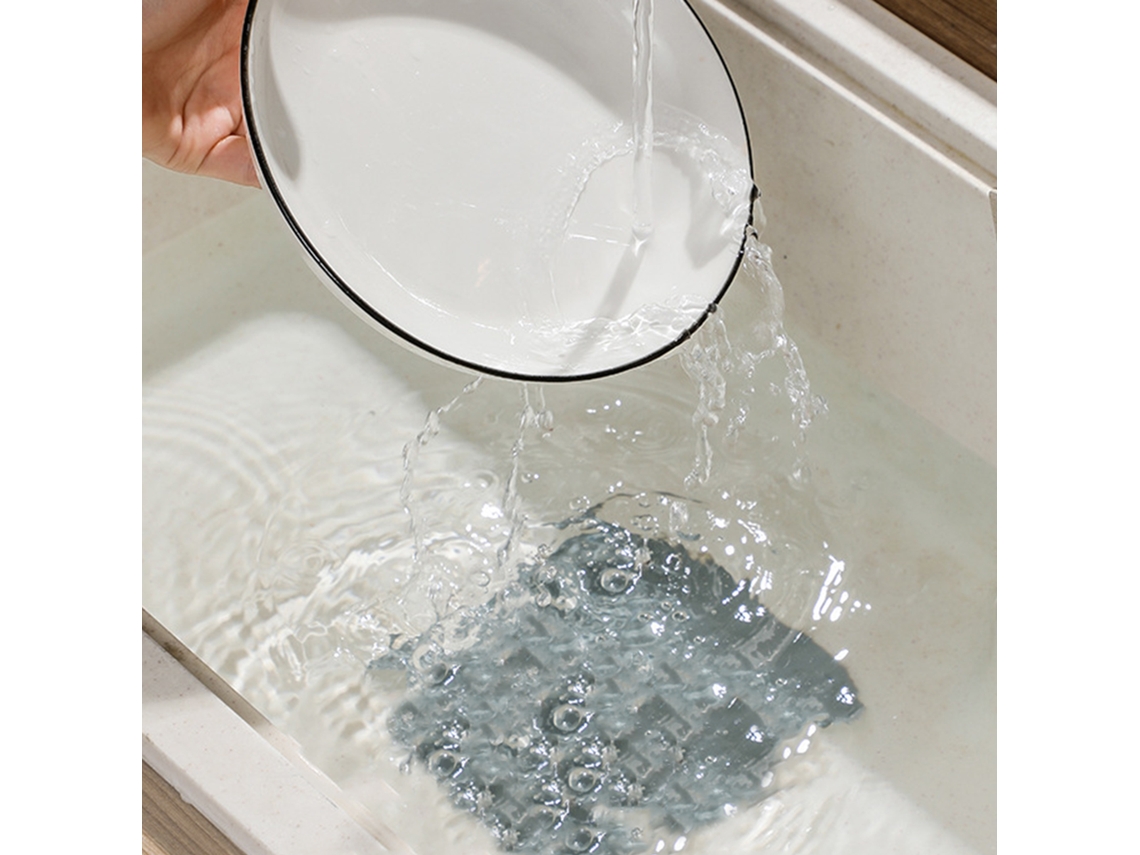 Silicone Floor Drain Cover (clog-proof, Red) Eoocoo