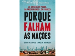 Livro Porque Falham as Nações de Daron Acemoglu e James Robinson