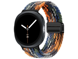 Bracelete para Samsung Galaxy Watch 8/8 Classic Nylon Trançado com Fivela Magnética Clássica Camuflagem Colorida XIAOMOYU
