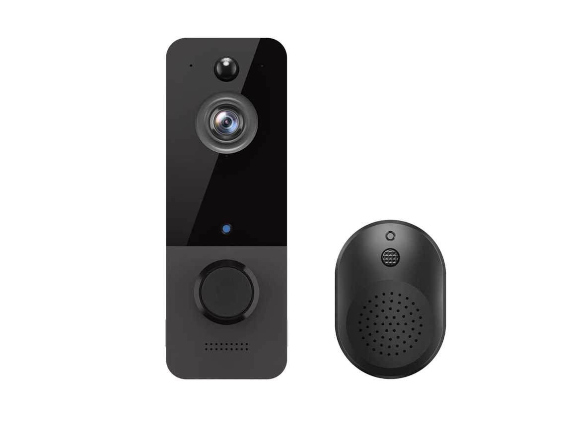 Campainha De Vídeo Inteligente T9 Com Armazenamento Em Nuvem, 720p, Wi Fi Sem Fio, Interfone Bidirecional, Câmera De Monitoramento Remoto SUNNY SPACES