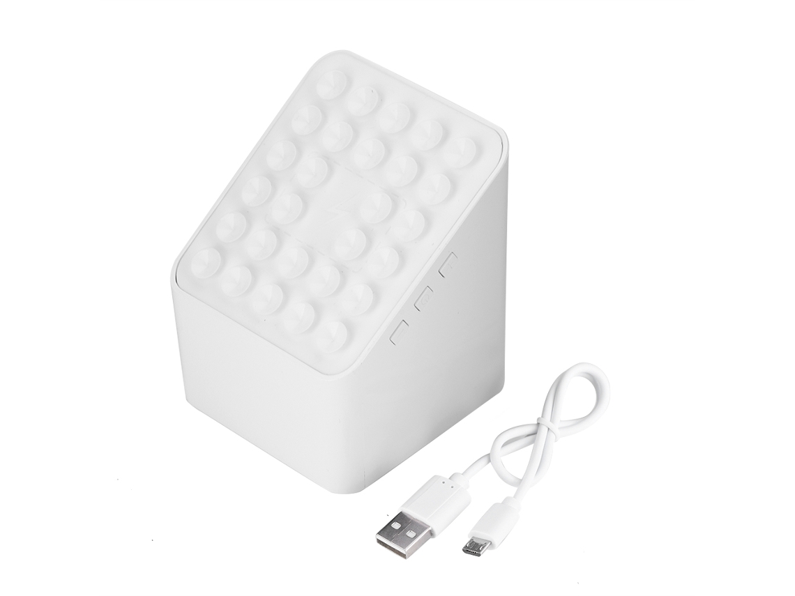 Caixa de Som Bluetooth EOOCOO (carregamento Sem Fio e Suporte para Telefone)