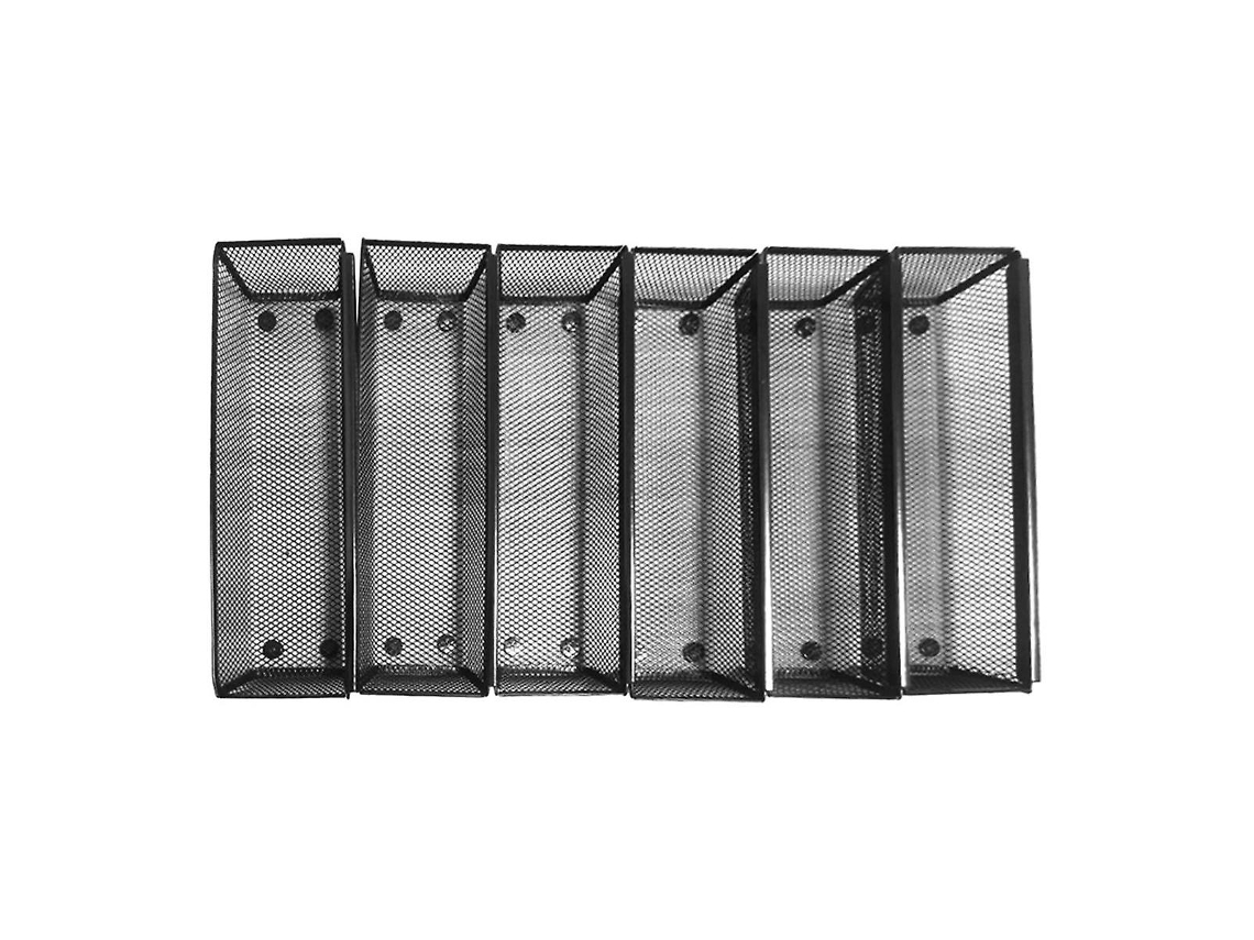 Organizador de talheres de cozinha com 6 gavetas Slowmoose, bandeja de utensílios de malha metálica