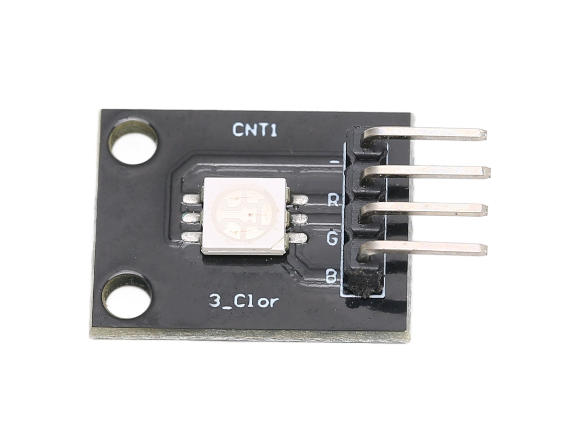Kit Diy Módulo Led Rgb Smd Placa Pcb 3 Cores Pwm Modulador 5v Ky 009