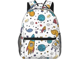 Mochila Escolar Com Tema Espacial, Leve Para Meninos E Meninas, Laptop, Impermeável Viagens Casuais.