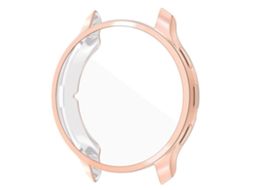 Capa Protetora, Compatível Com Relógio Garmin Venu 3 De 45 Mm Em Ouro Rosa.