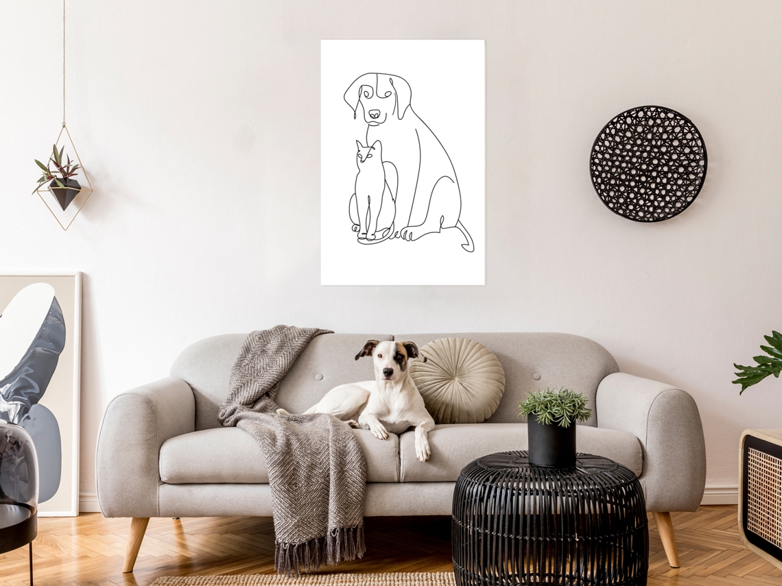 Quadro ARTGEIST Best Friends (1 Part) Vertical (40x60)