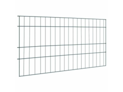 Vidaxl Conjunto De Cerca Para Lago 5 Pcs Verde 100 X 50 Cm Aço