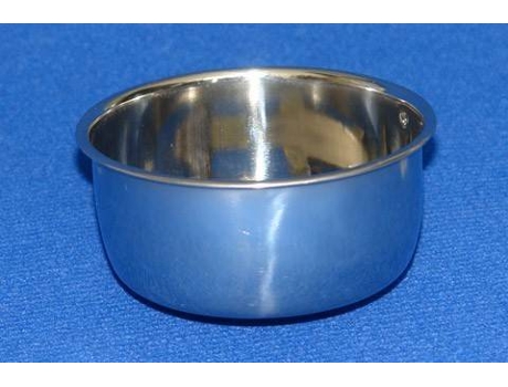 Comedouro para Papagaios  Com Parafuso para Poleiro (Azul - 12cm - Aço Inoxidável)