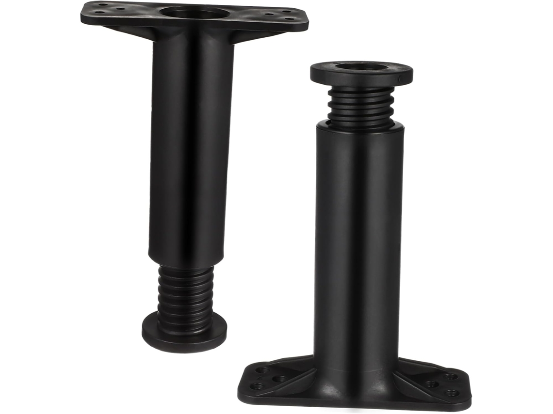 Conjunto De 2 Pés Reposição Para Estrutura Cama Ajustável, Em Plástico E Aço, Com Altura Entre 13e 22cm 5, 11a 8, 66 Polegadas