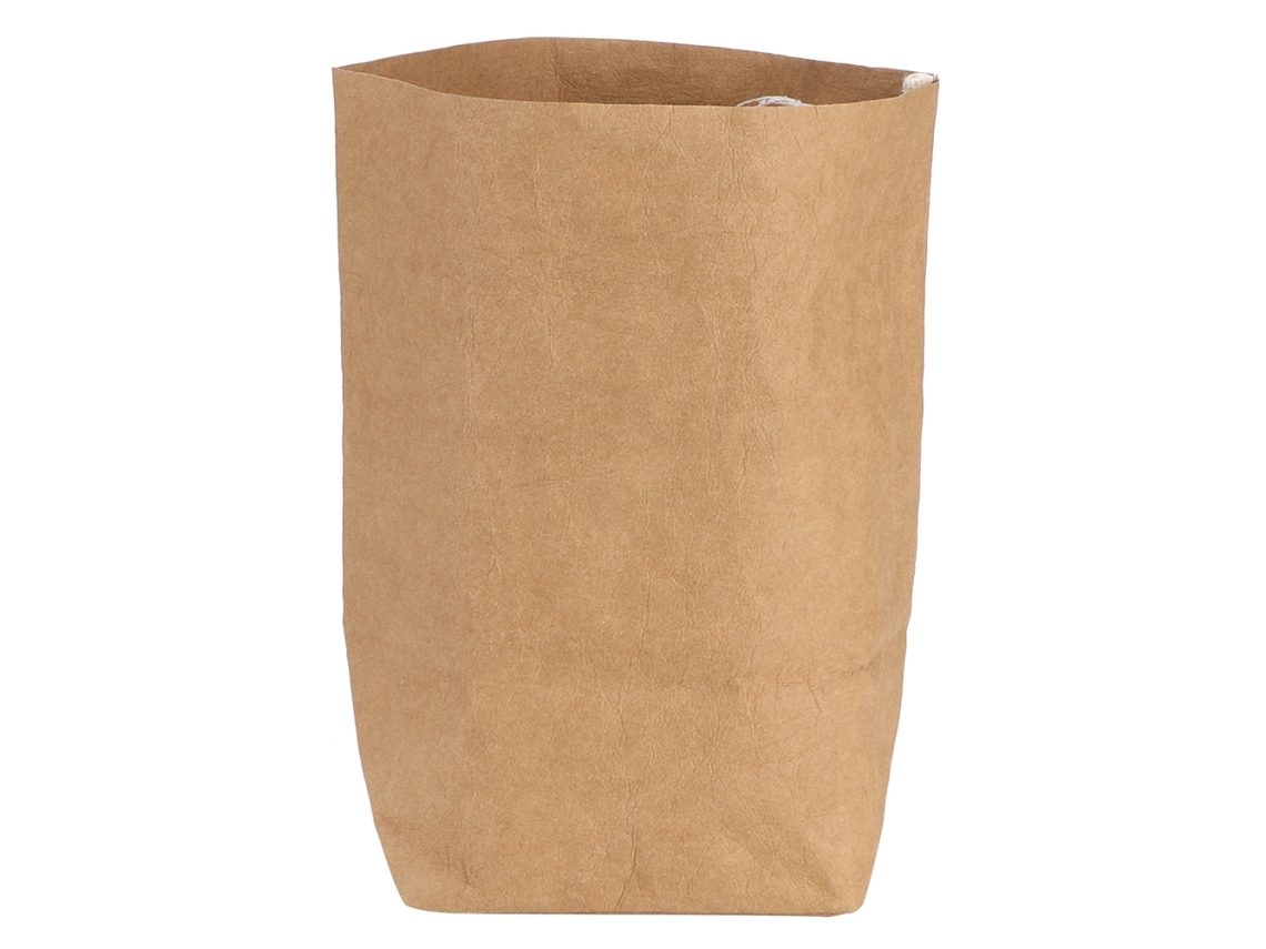 Sacola de Armazenamento Multifuncional Lavável de Papel Reciclável com Grande Capacidade XL S/MARCA