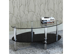 Vidaxl Mesa De Centro Com Design Exclusivo, Preto