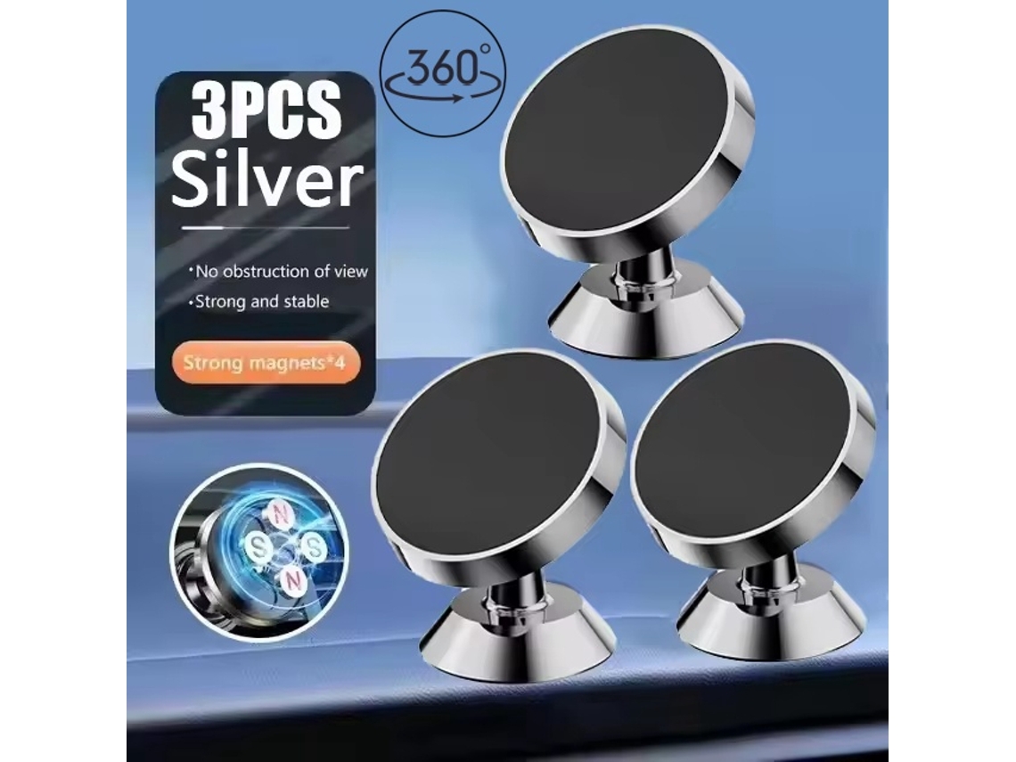 Suporte Magnético Para Celular Para Carro, Compatível Com Iphone 13, 12, Samsung Redmi E Xiaomi.