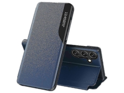 Capa de Couro com Suporte para Galaxy S25+ Proteção Total em Verde