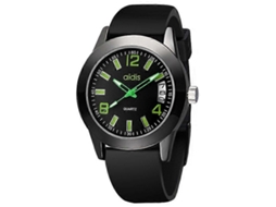 Relógio De Pulso Addies My-1601, Versão Regular, Com Pulseira De Silicone E Mecanismo De Quartzo, Compatível Com Calendário.