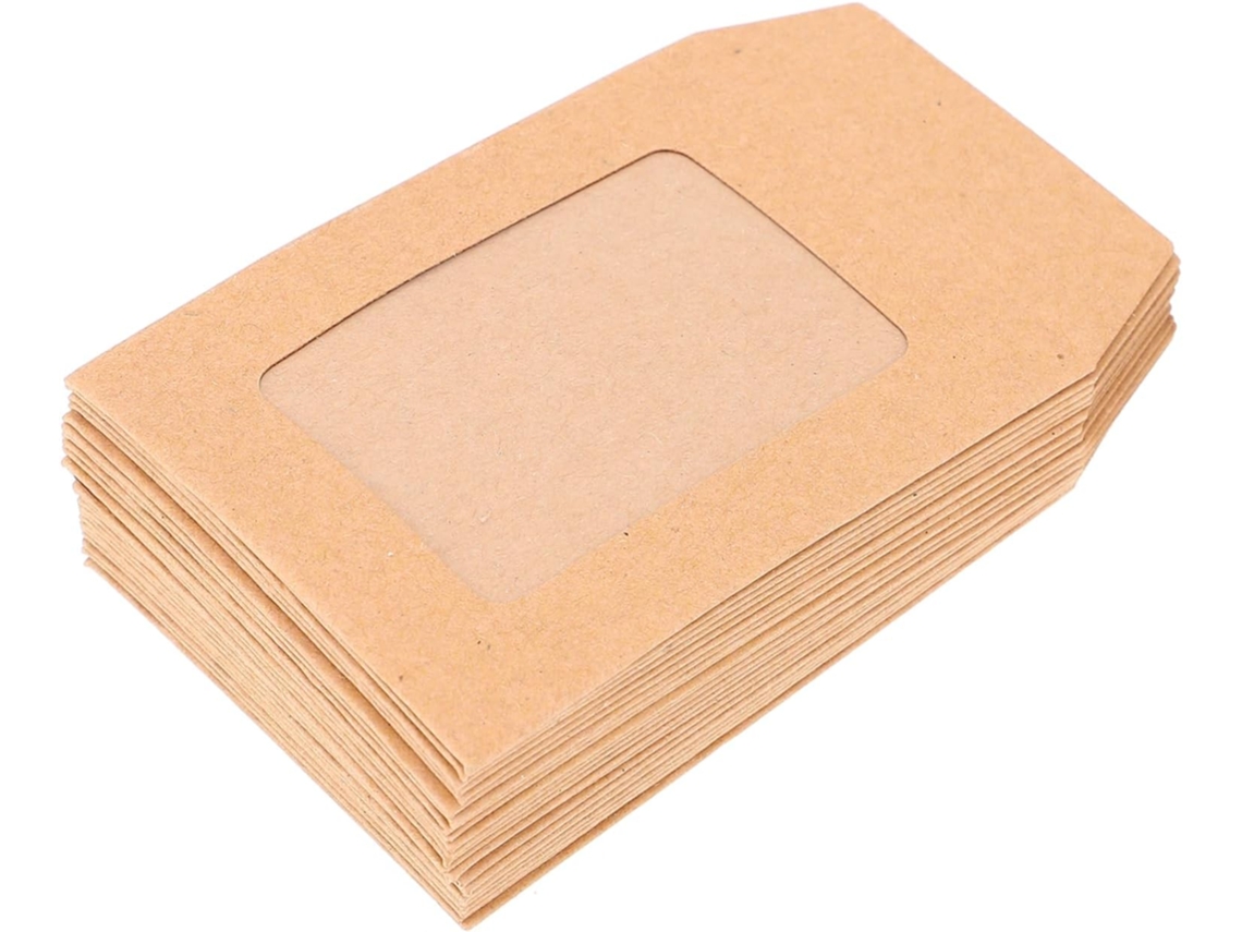 25 Envelopes De Papel Kraft, Transparentes, Convites