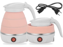 Chaleira elétrica portátil de silicone Slowmoose 600ml, aquecimento rápido, dobrável, para viagem