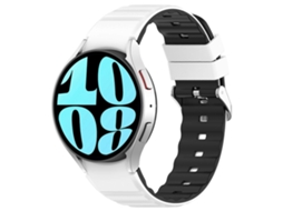 Pulseira De Silicone Horizontal Bicolor