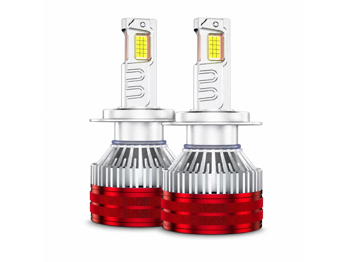 Lâmpada Led H3 Para Farol De Carro 220 W Prateada Redsea