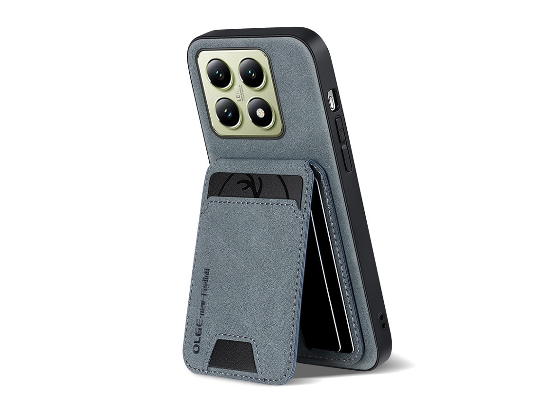 Capa Para Celular Lambbag Com Suporte Para Cartões E Proteção Contra Quedasazul Safira - Redmi K60e