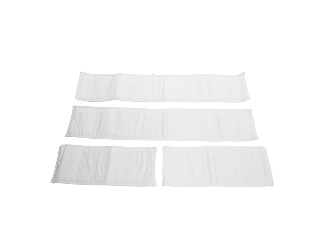 Guarda-rail Para Cama De Bebé Toddler Proteção Segurança Colisão Resistente Branco