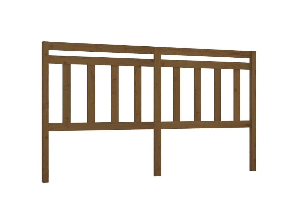 Bed Headboard, Bed Headboards Vidaxl Marrom Madeira De Pinho (186 X 100 Cm)