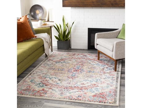 Tapete LIVABLISS Vintage Oriental Vermelho/Azul 200x275