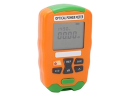 HURRISE Fibra Óptica Power Tester Wattímetro Óptico -70 a 10Dbm Mini Wattímetro de Fibra Óptica Fibra Eletrônica