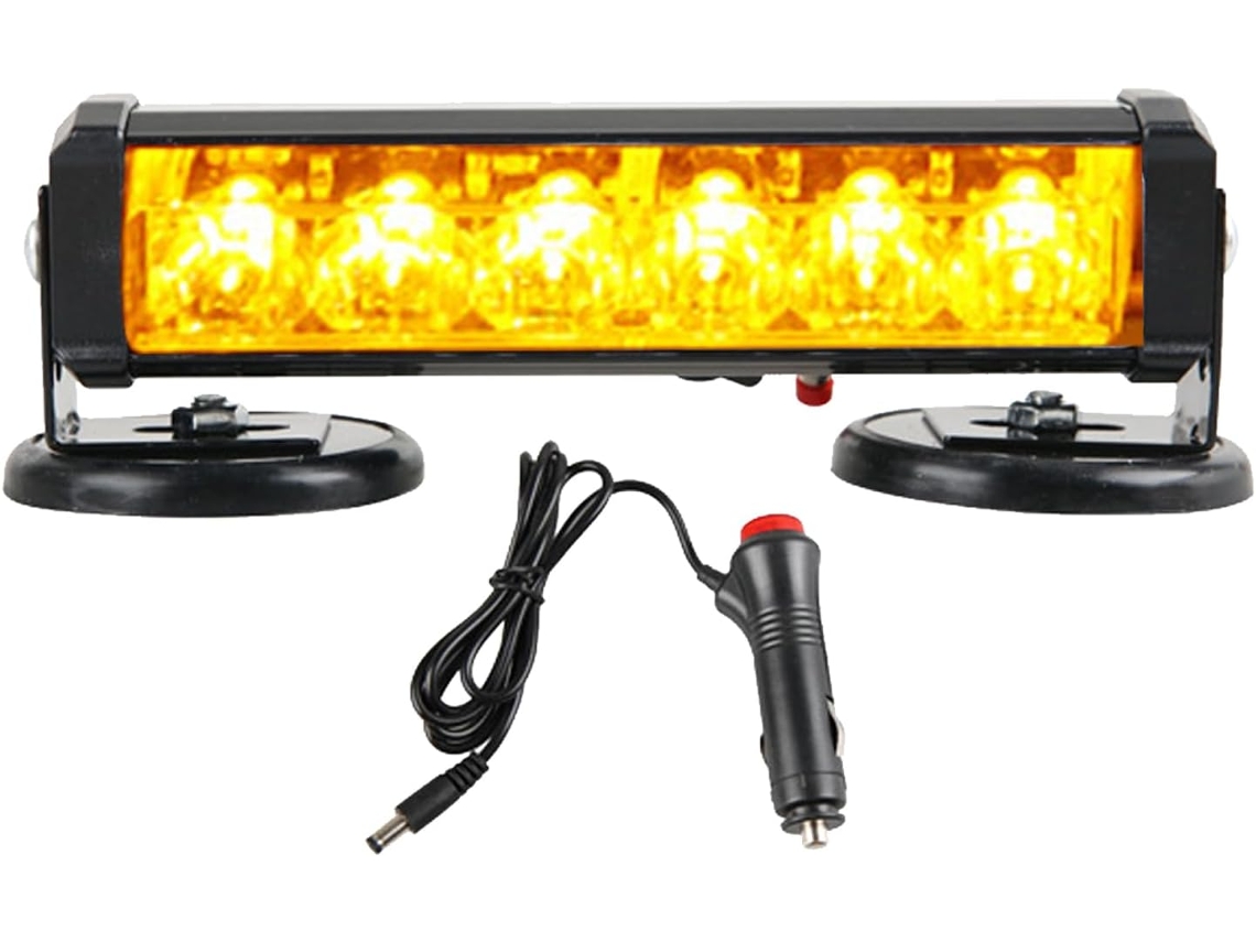 Lanterna Magnética Potente Para Carros, Barra De Luz Led Para Caminhões Advertência Porta Malas Magnética Recarregável