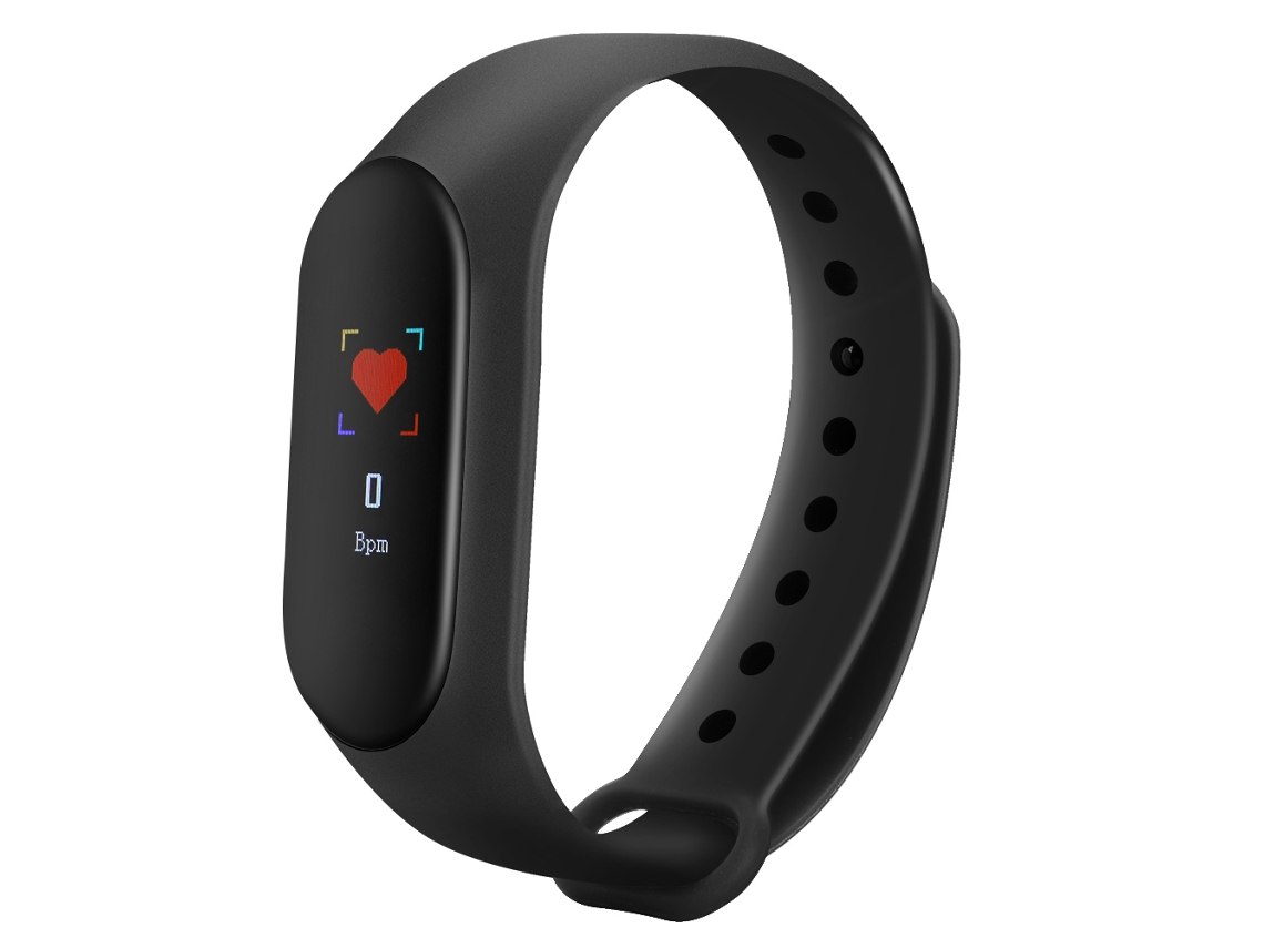 Pulseira Inteligente Com Monitor Cardíaco E Tela Tft Colorida