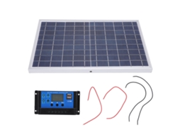 Painel solar Primerox 10w silício policristalino IP65 com controlador 12v 24v para RV barcos | S/MARCA
