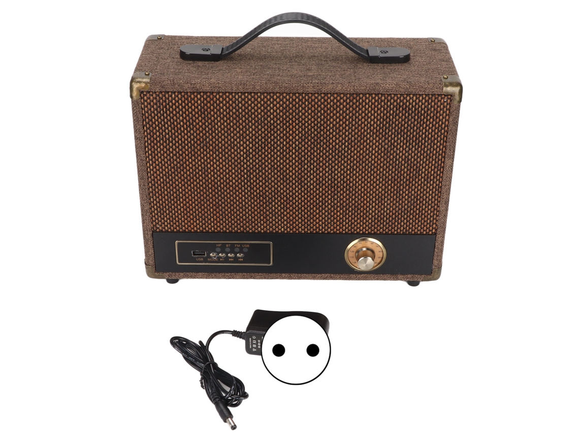 Caixa de Som Bluetooth Retro LAXISCREED Eu