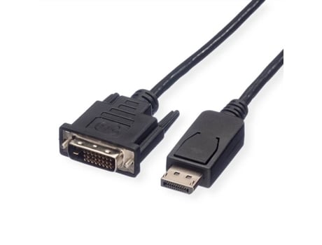 Cabo ROLINE (DisplayPort, DVI e LSOH - 5m - Preto)