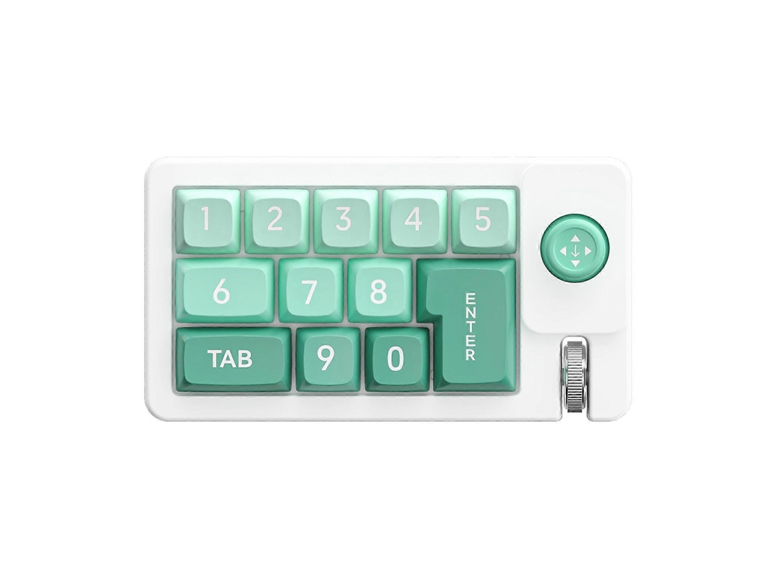 Teclado Mecânico Personalizável K810 Com Teclas Hot Swappable E Macros. Teclado Programável De 12 Teclas, Preto. Everley891