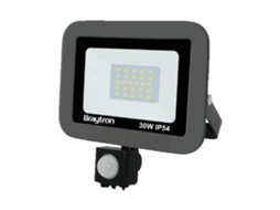 Led 30W Ip54 6500K Projector com Detector BRAYTRON