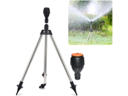Aspersor De Jardim Com Tripé Giratório, Bico Incluído Para Fácil Instalação, Material Durável E Ajuste De Altura Flexível, Ideal Para Grandes Áreas E