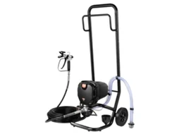Pulverizador de Tinta Sem Ar com Suporte VEVOR Pulverizador Elétrico Sem Ar de Alta Eficiência de 750 W 3000 Psi com Carrinho