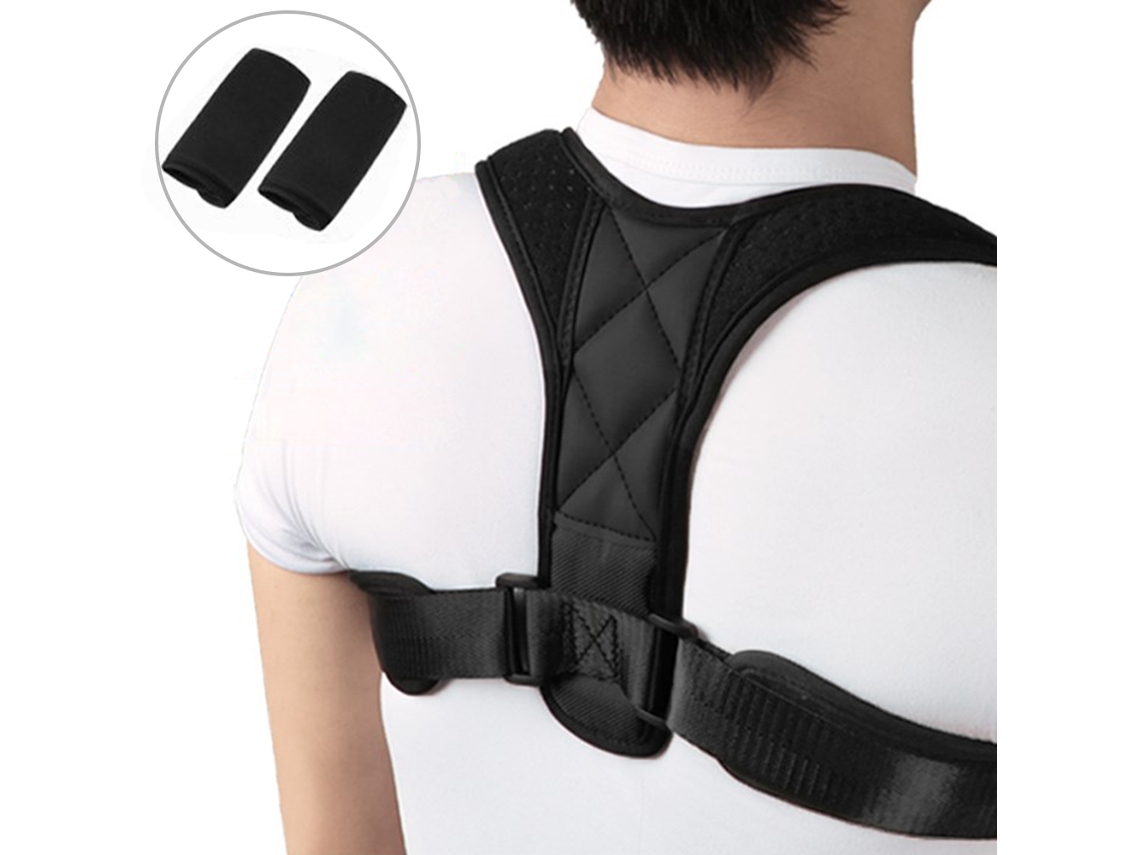 2026altiro-corrector De Postura Com Almofadas Para Ombros Ajustável Treinador Dorsal Suporte Para Espalda Para Homens Mulheres Crianças