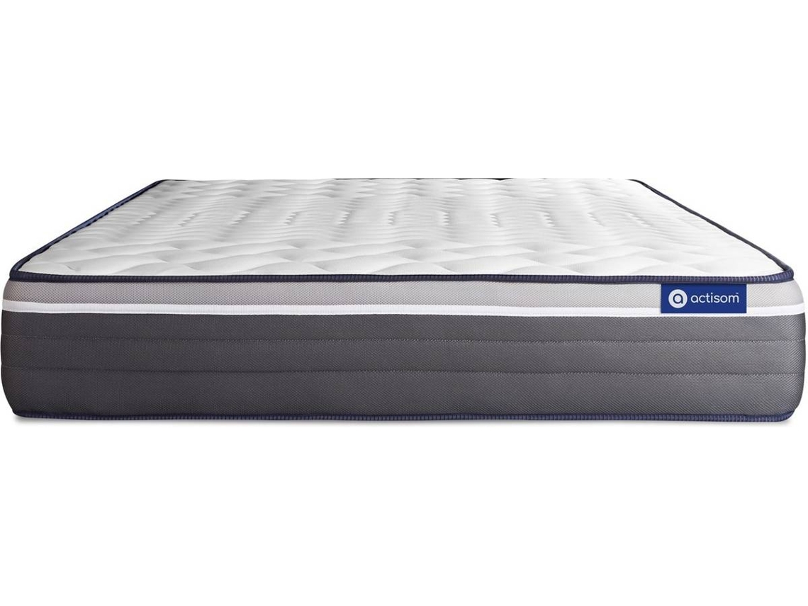 Colchão ACTISOM Actiflex Plus (130x200 cm - Molas Ensacadas  e Viscoelástica)