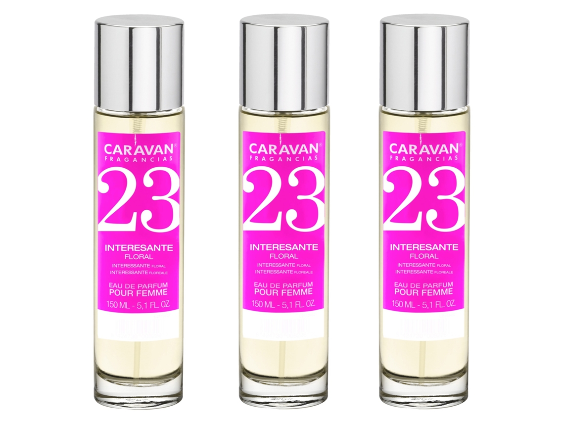 3X CARAVAN Perfume de Mulher Nº23 150Ml