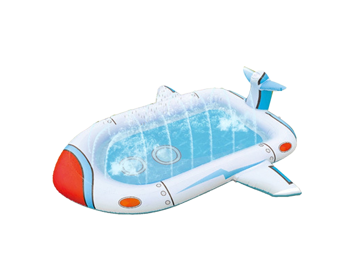 Piscina Inflável com Aspersor para Crianças Jardim Exterior