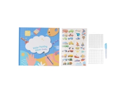 Ats livro de Colorir com Água Reutilizável Doodle para Crianças Brinquedo Educatsivo Aprendizagem Precoce Lar Viagem Azul